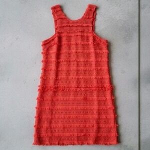 Ali & Jay Cocktails at‎ Craig's Mini Fringe Tiered Dress in Pop size XL